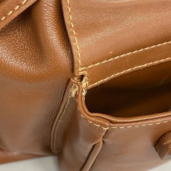 Gucci Backpack Daypack Bamboo 003 2058 Leather Brown Gold Hardware Women's - Picture 9 of 10